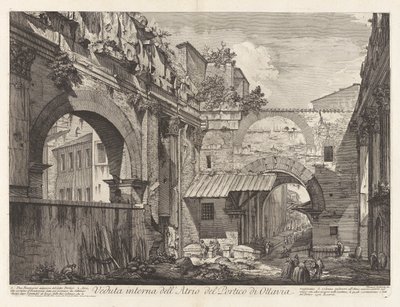 Widok wewnętrzny autorstwa Giovanni Battista Piranesi