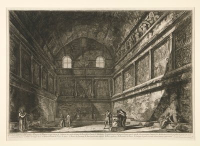 Widok wewnętrzny autorstwa Giovanni Battista Piranesi