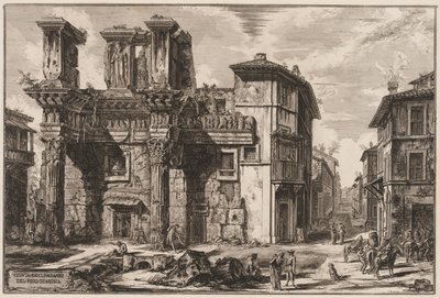 Widoki Rzymu: Forum Nerwy. autorstwa Giovanni Battista Piranesi
