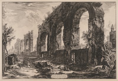 Widoki Rzymu: Aquaduct Nero, 1775. autorstwa Giovanni Battista Piranesi