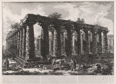 Widok szczątków autorstwa Giovanni Battista Piranesi