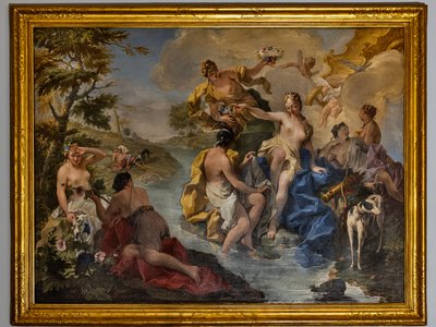 Diana i nimfy autorstwa Giovanni Battista Pittoni