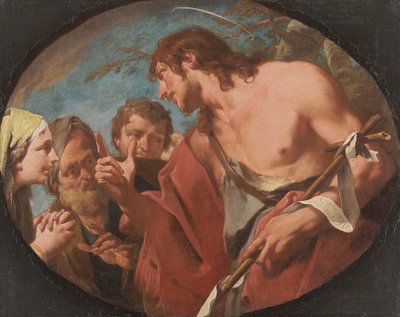 Predigt Johannes des Täufers autorstwa Giovanni Battista Pittoni