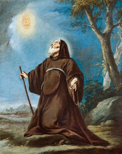 Św. Franciszek z Paoli – Giovanni Battista Pittoni Młodszy (1687-1767) autorstwa Giovanni Battista Pittoni