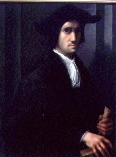Portret mężczyzny (panel) autorstwa Giovanni Battista Rosso Fiorentino