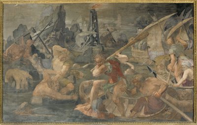Zemsta Naupliusza autorstwa Giovanni Battista Rosso Fiorentino