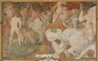 Bitwa centaurów i lapitów autorstwa Giovanni Battista Rosso Fiorentino