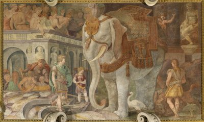 Królewski słoń autorstwa Giovanni Battista Rosso Fiorentino