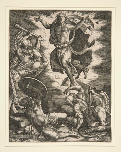 Zmartwychwstanie autorstwa Giovanni Battista Scultori