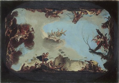 Alegoria Potęgi Wymowności, ok.1725 autorstwa Giovanni Battista Tiepolo
