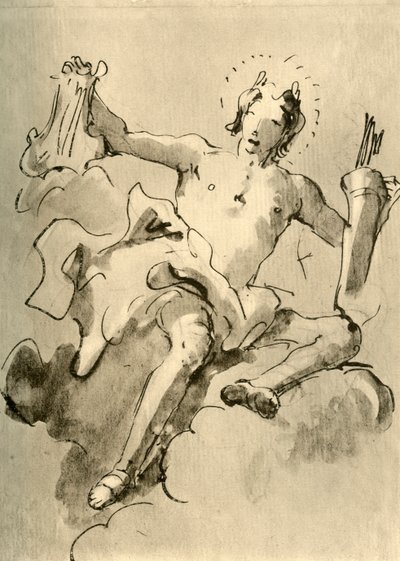 Apollo, ok. 1757, 1928 r autorstwa Giovanni Battista Tiepolo