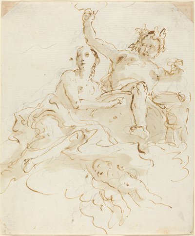 Bachus i Ariadna autorstwa Giovanni Battista Tiepolo
