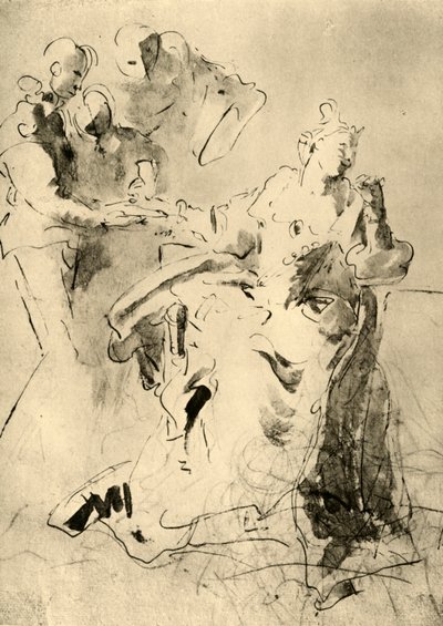 Kleopatra, przed 1751, 1928 autorstwa Giovanni Battista Tiepolo