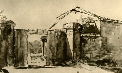 Wejście do folwarku, poł. XVIII w., 1928 r. autorstwa Giovanni Battista Tiepolo