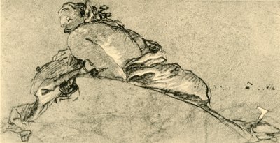 Faun żeński, ok. 1761, 1928 r autorstwa Giovanni Battista Tiepolo