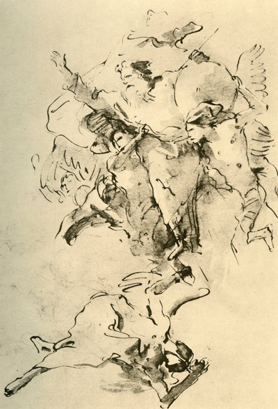 Bóg Ojciec w otoczeniu aniołów, 1758-1759, 1928 autorstwa Giovanni Battista Tiepolo