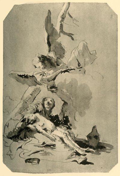 Hagar i Ismael, 1735, 1928 autorstwa Giovanni Battista Tiepolo
