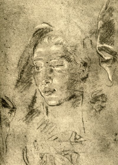 Głowa młodej kobiety, połowa XVIII wieku, 1928 autorstwa Giovanni Battista Tiepolo