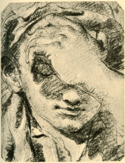Głowa młodej kobiety, połowa XVIII wieku, 1928 autorstwa Giovanni Battista Tiepolo