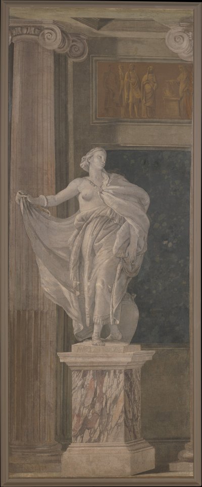 Metafizyka, 1760 (fresk przeniesiony na płótno) autorstwa Giovanni Battista Tiepolo