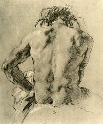 Nagie plecy, 1751, 1928 autorstwa Giovanni Battista Tiepolo