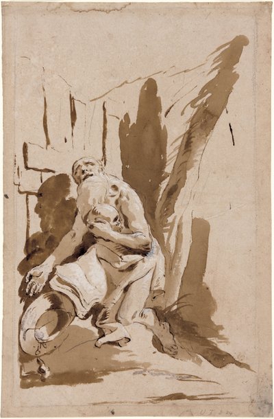 Święty Hieronim autorstwa Giovanni Battista Tiepolo
