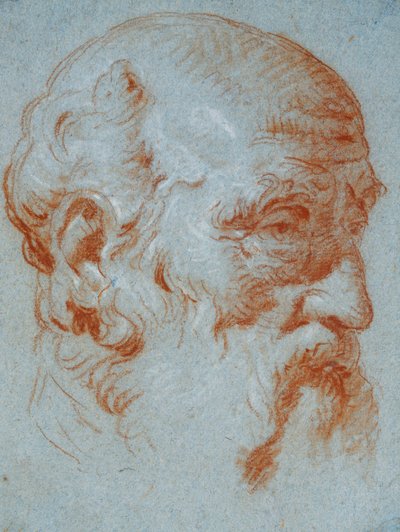 Studium popiersia Giulio Contariniego widzianego z lewej strony autorstwa Giovanni Battista Tiepolo