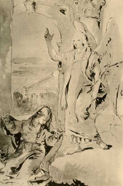 Zwiastowanie, połowa XVIII wieku, 1928 autorstwa Giovanni Battista Tiepolo