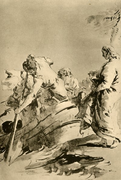 Wezwanie do Piotra, połowa XVIII wieku, 1928 autorstwa Giovanni Battista Tiepolo