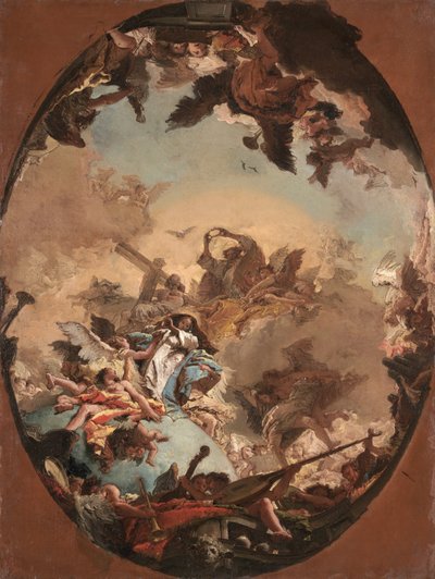 Koronacja Dziewicy autorstwa Giovanni Battista Tiepolo