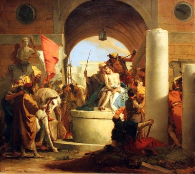 Ukoronowanie cierniem Deutsch: Dornenkrönung Christi Rosyjski: Ukoronowanie cierniem autorstwa Giovanni Battista Tiepolo