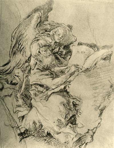 „Ewangelista Mateusz”, 1743, 1928 autorstwa Giovanni Battista Tiepolo