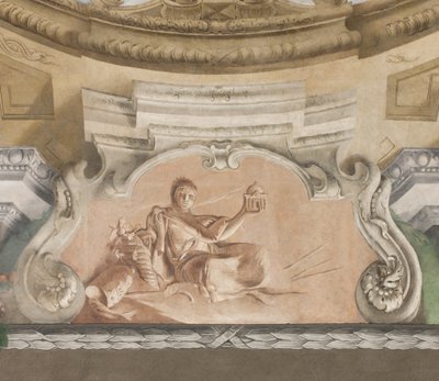 Upadek demonów, Opowieści Scypiona, detal, 1731 (detal 3498337) autorstwa Giovanni Battista Tiepolo
