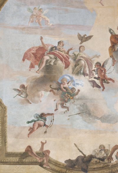 Upadek demonów, Opowieści Scypiona, detal, 1731 (detal 3498337) autorstwa Giovanni Battista Tiepolo