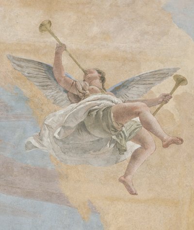 Upadek demonów, Opowieści Scypiona, detal, 1731 autorstwa Giovanni Battista Tiepolo
