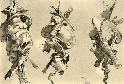 Trzy trofea, połowa XVIII wieku, 1928 autorstwa Giovanni Battista Tiepolo