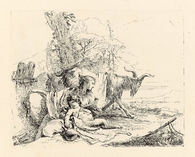 Vari Capricci, przed 1750 autorstwa Giovanni Battista Tiepolo