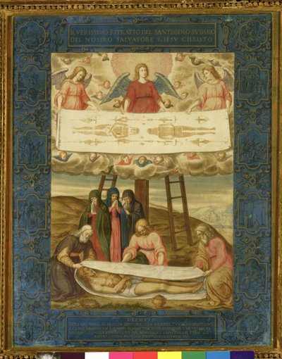 Święty Całun autorstwa Giovanni Battista della Rovere