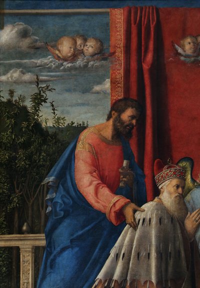 Ołtarz Barbarigo (detal) autorstwa Giovanni Bellini
