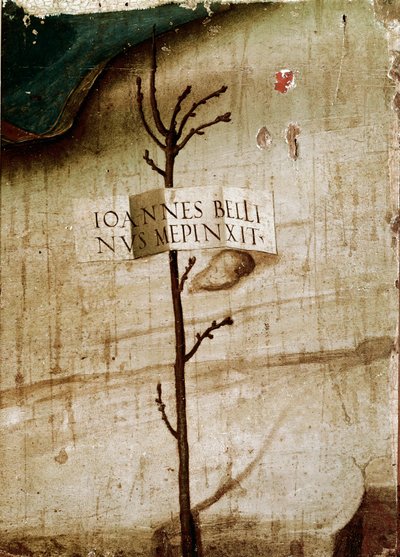 Little Tree i Cardrige. Szczegóły (temperatura na panelu) autorstwa Giovanni Bellini