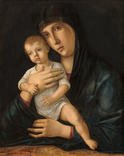 Madonna z Dzieciątkiem, ok. 1480-1485 (olej na płycie) autorstwa Giovanni Bellini