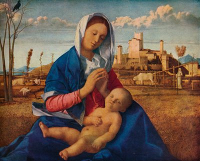 Madonna z łąki, ok. 1500 autorstwa Giovanni Bellini