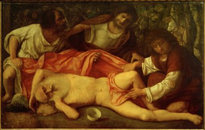 Pijaństwo Noego autorstwa Giovanni Bellini