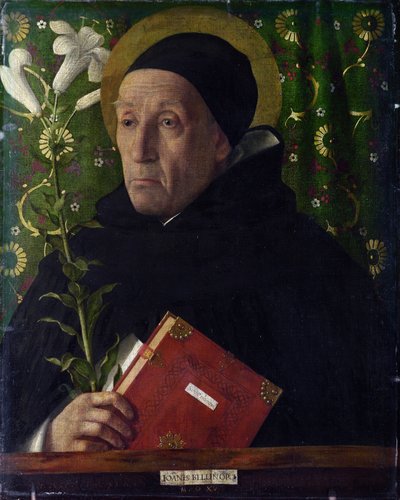 Portret Fra Teodoro z Urbino jako św. Dominika autorstwa Giovanni Bellini