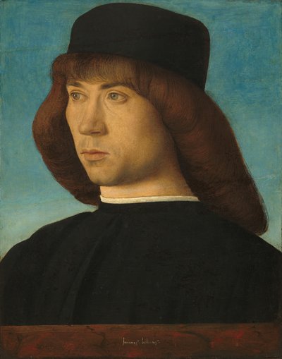 Portret młodzieńca, ok. 1930 r. 1490. autorstwa Giovanni Bellini