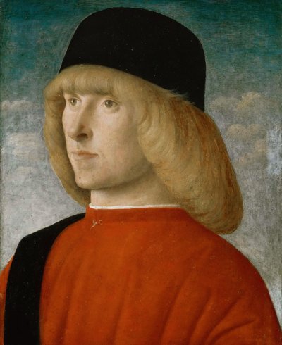Portret młodego senatora, ca. 1490-1499. autorstwa Giovanni Bellini