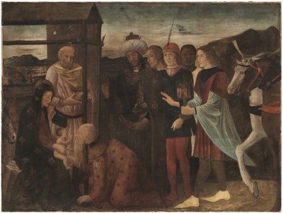 Pokłon Trzech Króli (tempera na płótnie) autorstwa Giovanni Bellini