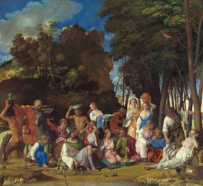 Święto Bogów, 15141529. autorstwa Giovanni Bellini