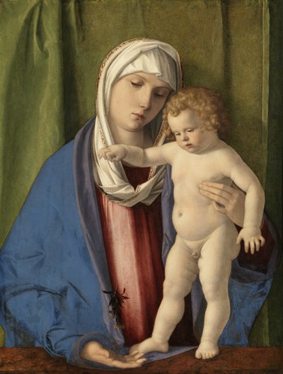 Dziewica z Dzieciątkiem, ok. 1488-90 (olej na desce) autorstwa Giovanni Bellini