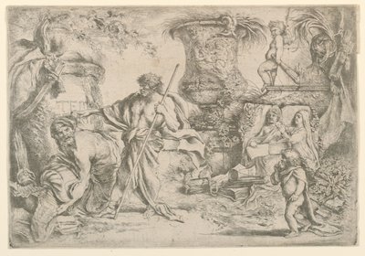Alegoria przemijania autorstwa Giovanni Benedetto Castiglione